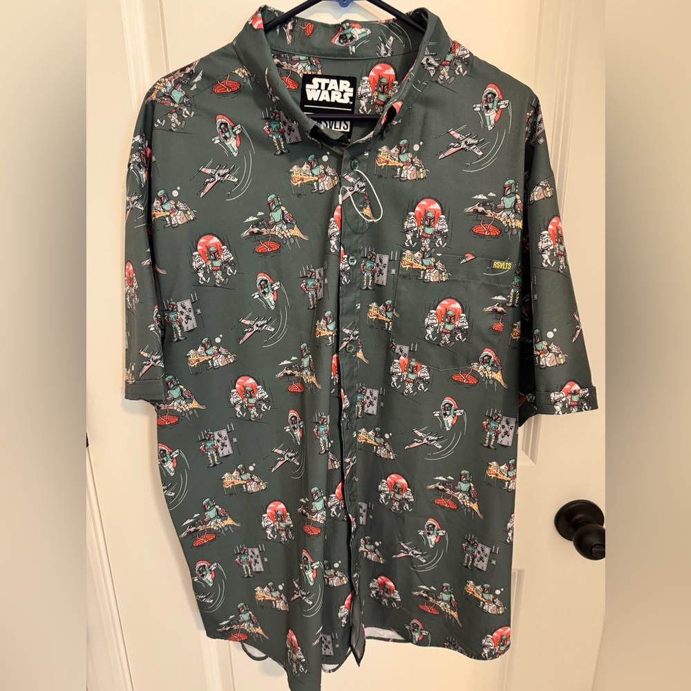 RSVLTS Star Wars Themed Green Shirt